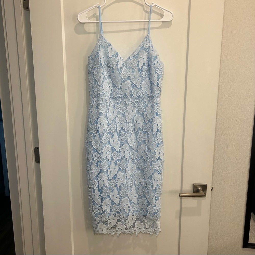 Blue lace midi